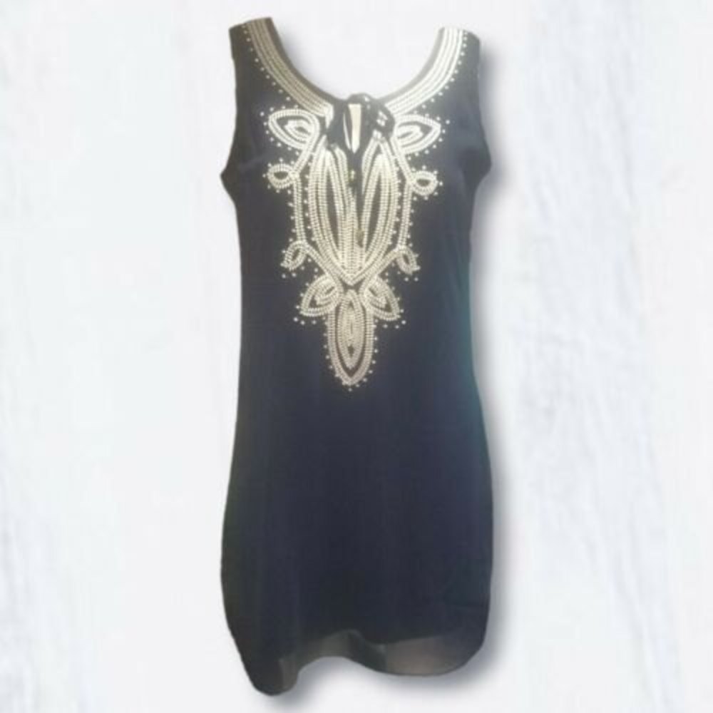 Navy Blue Tunic Dress Small